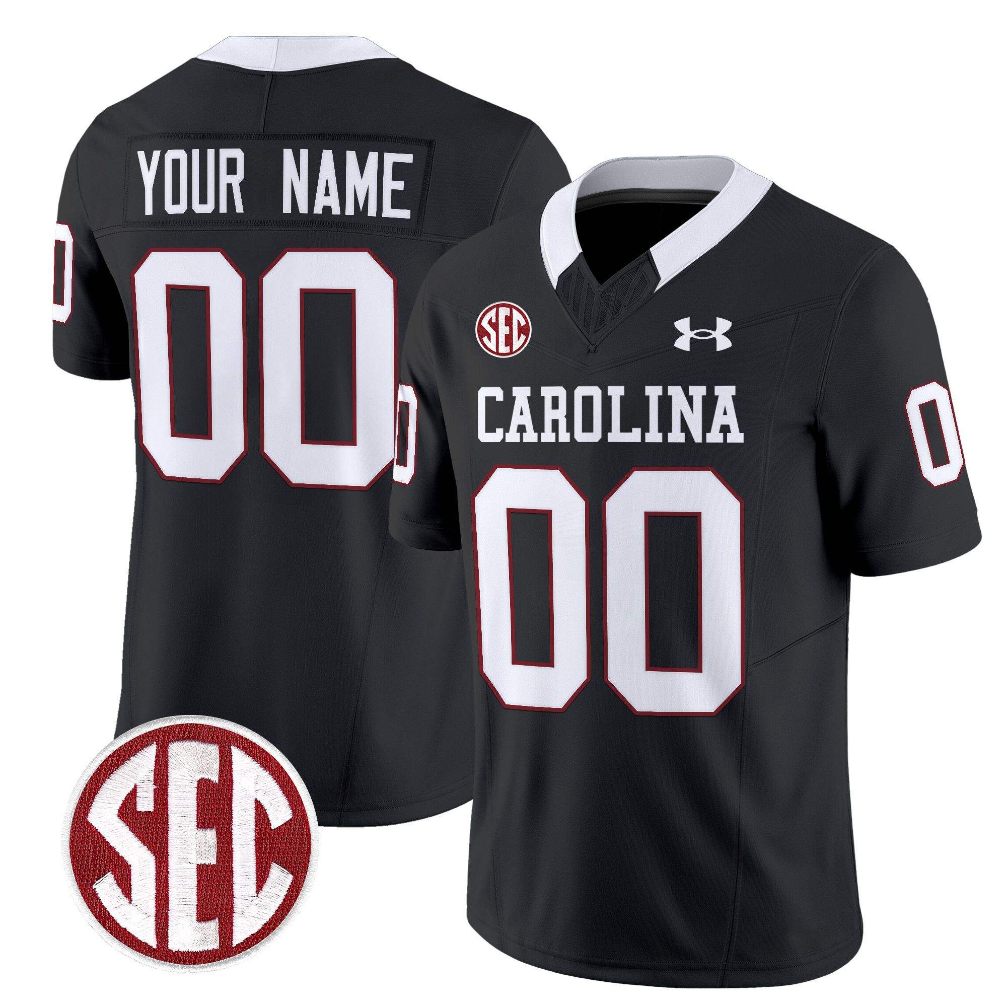 Men South Carolina Gamecocks Black 1980 Throwback Vapor Limited Custom NCAA Jersey